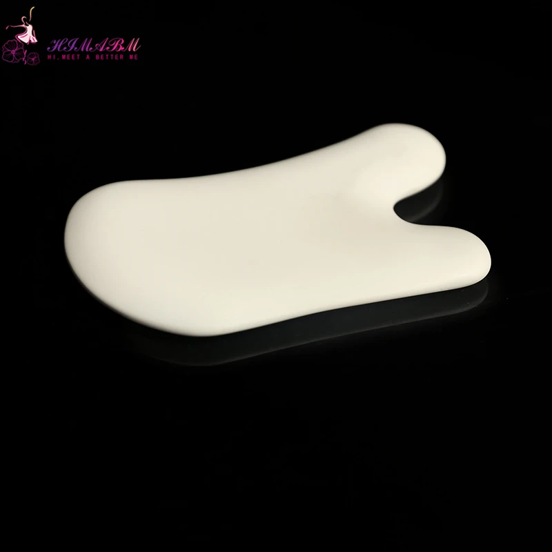 HIMABM Ceramic guasha board scraping Board Facial lymphocinesia face massage HIMABM Ceramic guasha board scraping Board Facial lymphocinesia face massage