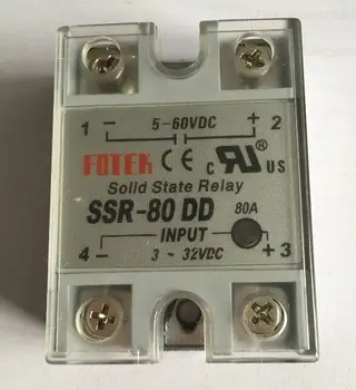 

5-60VDC to 3-32VDC 80A SSR-80DD Solid State Relay Module with Plastic Cover