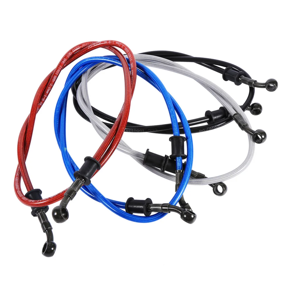 

50cm - 120cm Motorcycle Brake Oil Hose Braided Steel Brake Clutch Oil Hose Line Pipe Colorful Fit ATV Dirt Pit Bike Car String