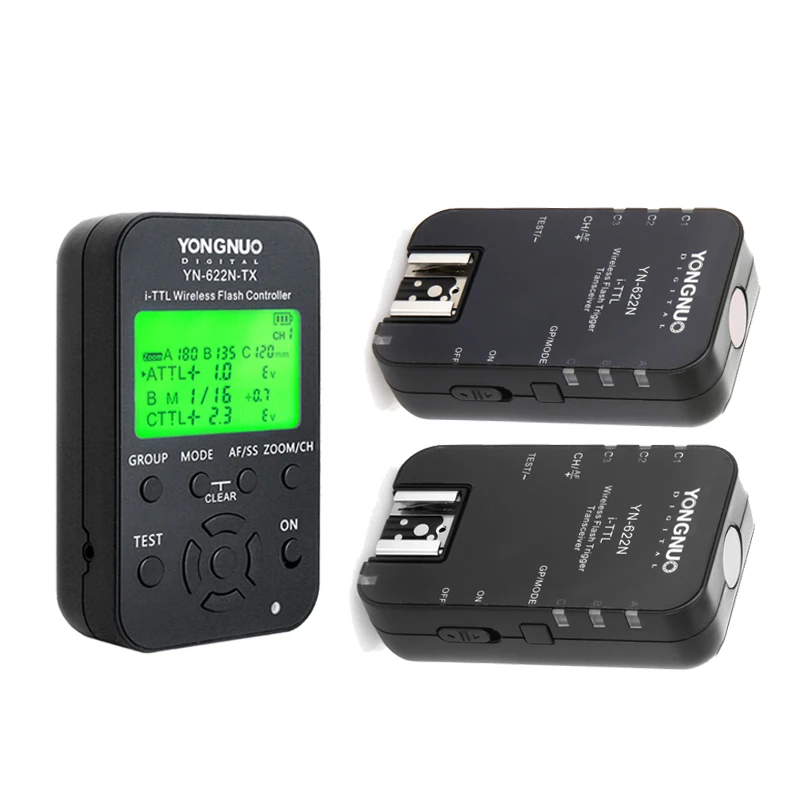 flash controlador sem fio flash gatilho transceptor para nikon dslr câmera