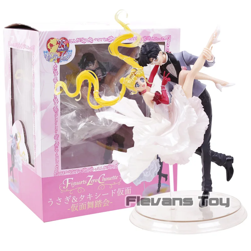 

Sailor Moon 25th Anniversary Zero Chouette Masked Dancing Party Chiba Mamoru PVC Action Figure Toys Brinquedos