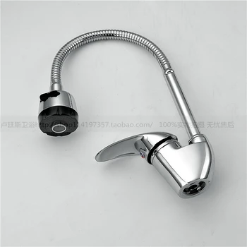

Free Shipping Brass Kitchen faucet Mixer Cold and Hot Kitchen Tap Single Hole Water Tap torneira cozinha