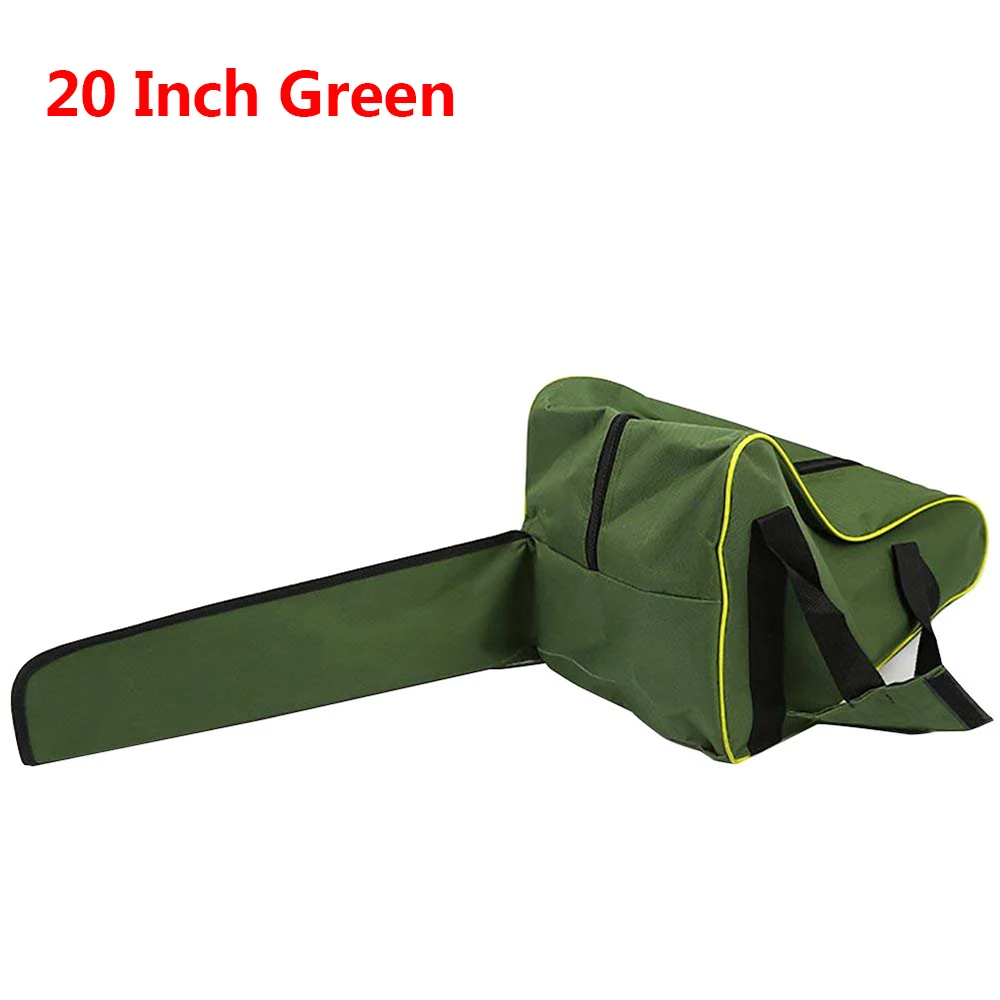 1" 14" 1" 20" 2" дюймов сумка для переноски бензопилы Чехол защитный держатель коробка для хранения цепной пилы сумки Запчасти для инструментов - Цвет: Коричневый