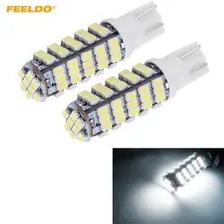 FEELOD 2 шт. белый T10 194 Клин 68-SMD 1206/3020 автомобилей Светодиодный свет лампы накаливания чтения двери свет