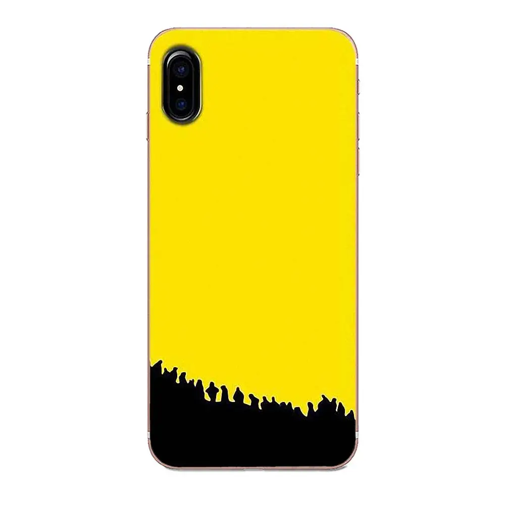 Мягкий Twenty One Pilots желтый для Apple iPhone 4 4S 5 5C 5S SE 6 6S 7 8 Plus X XS Max XR|Чехлы-накладки| |