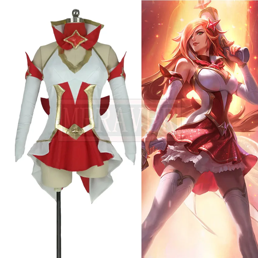 Lolスターガーディアンミスフォーチュンコスプレ衣装魔法グリルドレスカスタマイズ送料無料 Cosplay Costume Miss Fortune Cosplaymiss Fortune Aliexpress