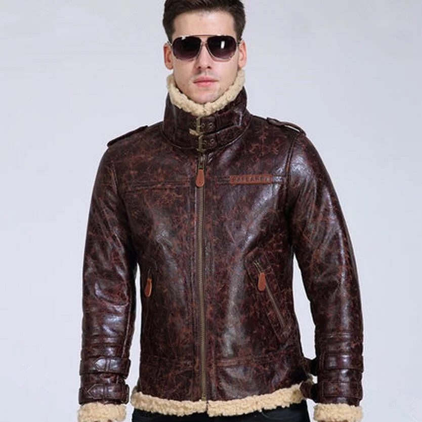 Мужская кожаная куртка, мужское утепленное бархатное цельное кожаное пальто, мужские зимние пальто, верхняя одежда, теплые модные зимние куртки