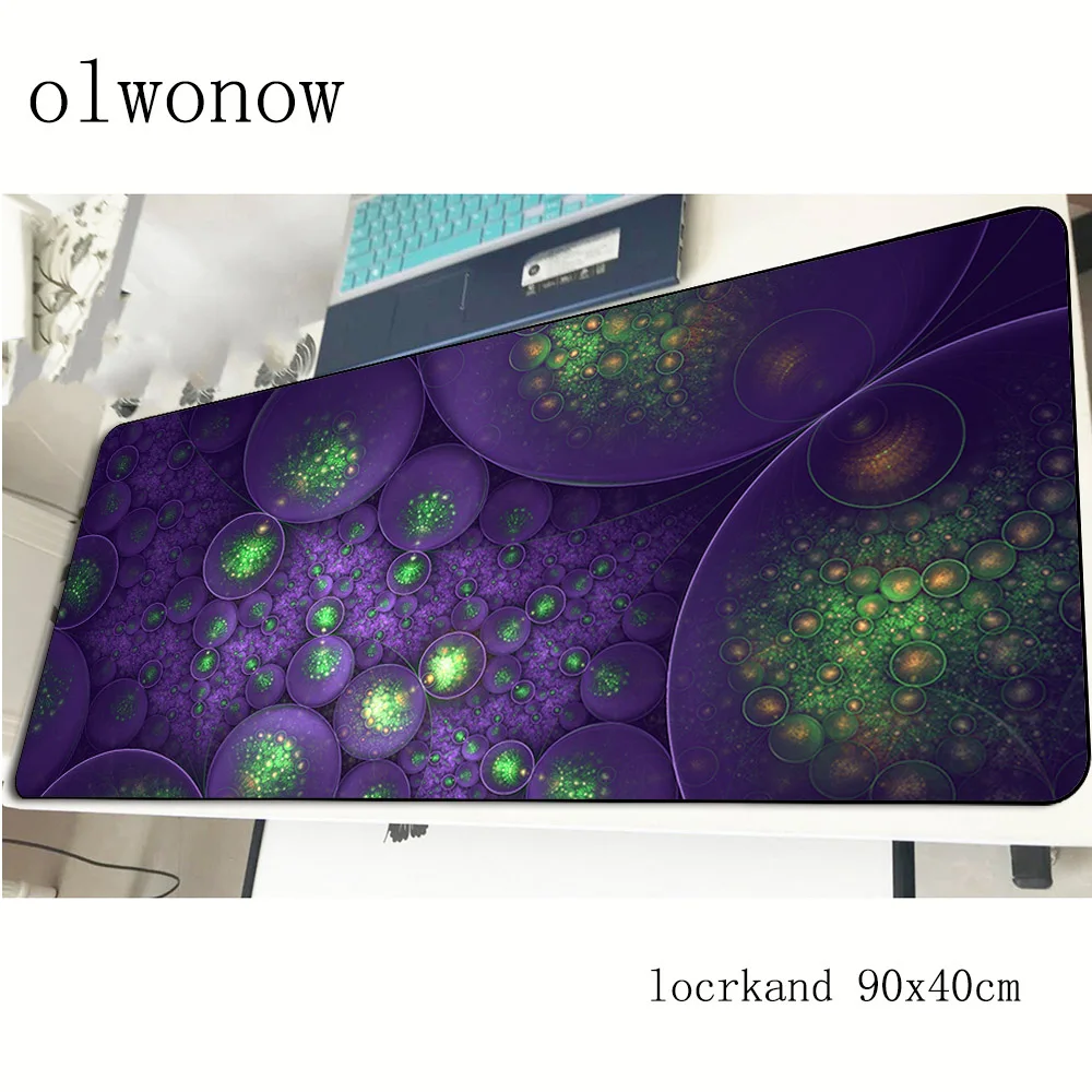 Коврик для мышки с фрактальным рисунком игровые коврики мыши 900x400x2 мм геймерские