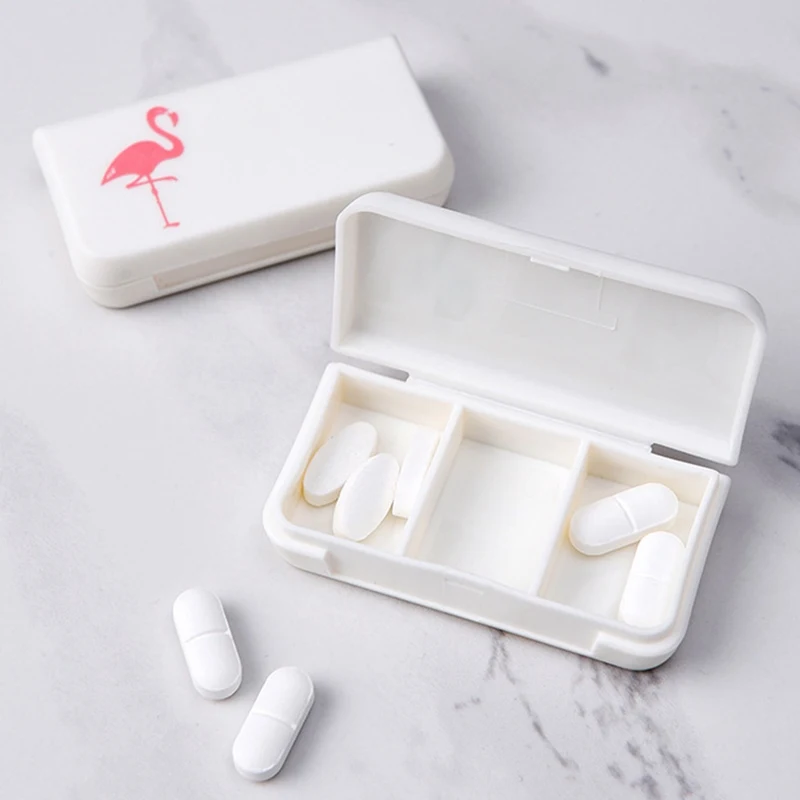 3 сетки портативный мини коробка для таблеток путешествия дома медицинская медицина таблетки контейнер коробка для хранения