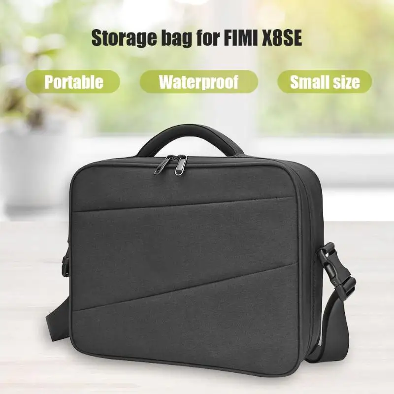 ALLOET Portable Hard Drone Case for Xiaomi Mi Drone FIMIX8SE Anti Splash Crossbody Storage Bag Outdoor Flight Bag for FIMIX8SE