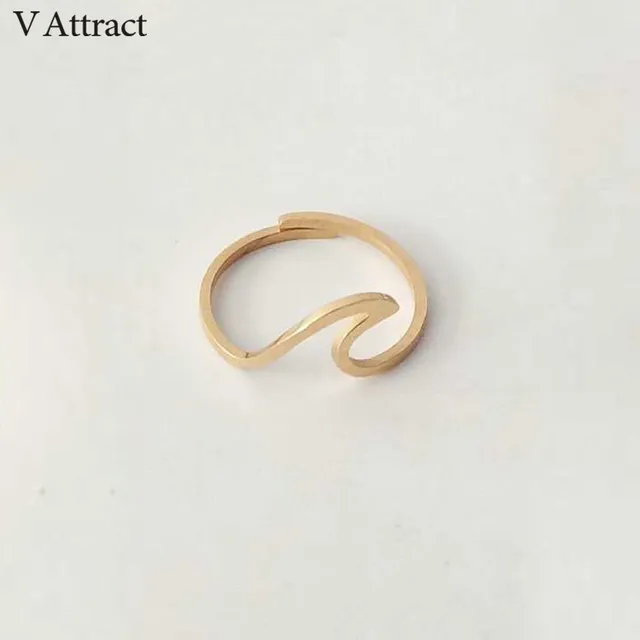 V Attract Stainless Steel Jewelry Accessries Rose Gold Anel Fashion Wedding Gift V Attract Stainless Steel Jewelry Accessries Rose Gold Anel Fashion Wedding Gift