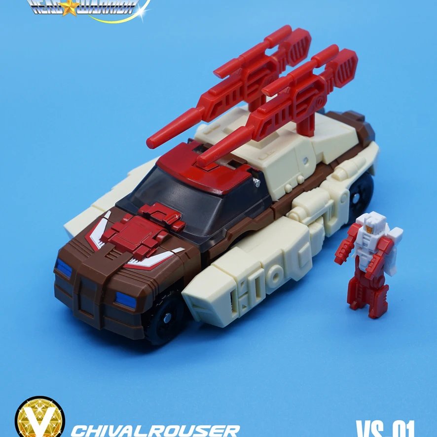 MechFansToys Vecma  VS-01 G1 MFT Transformation Headmasters Chromedome Chivalrouser VS01 HEAD WERRIOR Deluxe Action Figure Robot