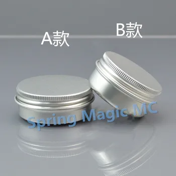 

30g Silver Aluminum Jars with Screw Lid,30ml Aluminum Cream jar For Eye cream,foundation Cosmetic container,Aluminum Bottles