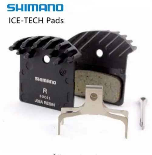 

SHIMANO J02A Pads DEORE XT SLX DEORE J02a Cooling Fin Ice Tech Brake Pad Mountain Bike M785 M675 M7000 M8000 M9000 M9020 M6000