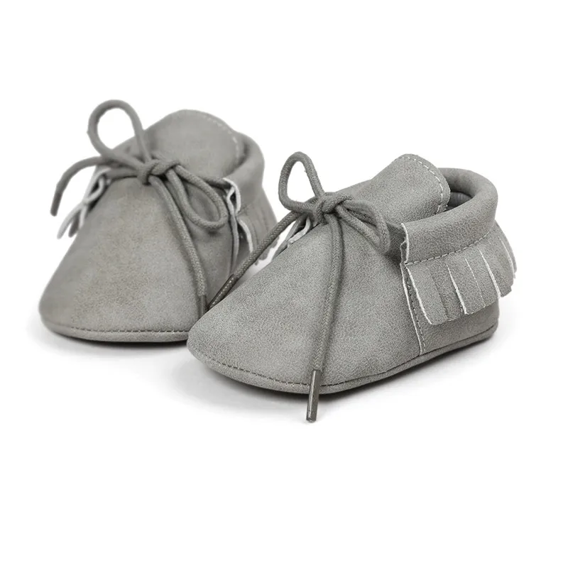 Довольно молочного цветов для маленьких мальчиков обувь для девочек обувь с мягкой подошвой для малышей; обувь детская Мокасины обувь. CX45C