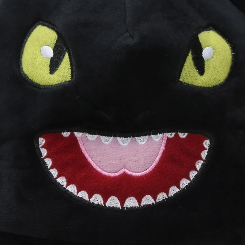 Как приручить дракона 3D плюшевый Беззубик Кепка Косплей шляпа Ночная фурия Дракон плюшевая шляпа на Хэллоуин