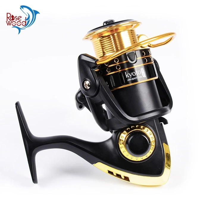 

RoseWood Freshwater Spinning Fishing Reel 5.1:1 Gear Ratio Smooth Powerful Spin Reel Metal Spool Ultra Light Fishing Reel