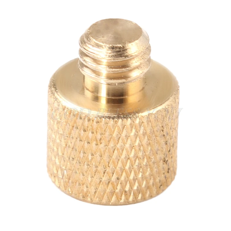 

Photo Studio Kits New 3/8 Inch Female To 1/4 Inch Male Tripod Thread Reducer Adapter Brass Copper D Scew
