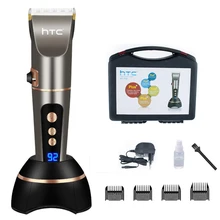 Профессиональная электрическая машинка для стрижки волос с ЖК-дисплеем, перезаряжаемый триммер для волос для мужчин, бритва для бороды, Парикмахерская Машинка для стрижки волос