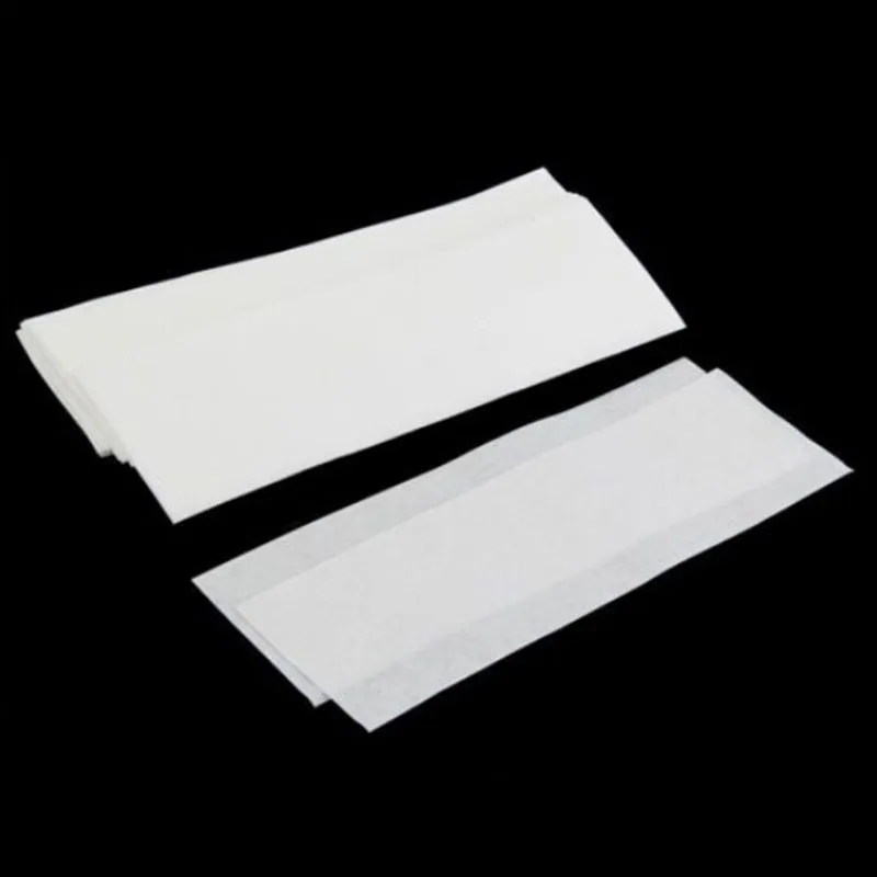 100Pcs Hair Removal Depilatory paper Nonwoven Epilator Wax Strip Paper