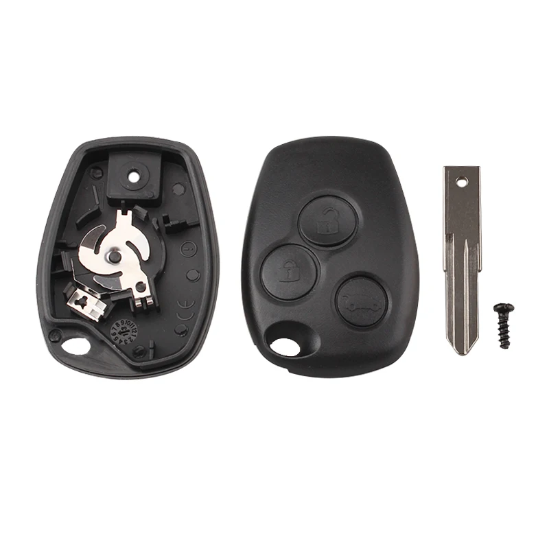 2/3 чехол для ключей с кнопками Renault Duster Modus Clio 3 Twingo DACIA Logan Sandero ключи Fob удаленная