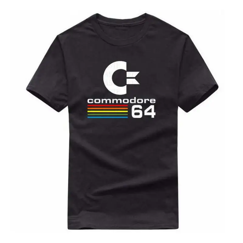 

2019 Summer Commodore 64 T Shirts C64 SID Amiga Retro 8-bit Ultra Cool Design Vinyl T-shirt Mens Clothing With Short Sleeve