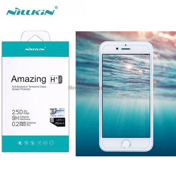 

Nillkin 0.2mm brand Tempered Glass For Iphone 8 Plus Screen Protector + plastic rear film for iphone 7 / 8 plus film