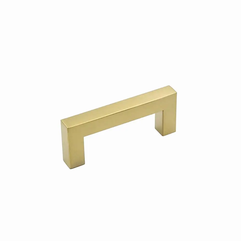 Goldenwarm мебельные ручки золотая для шкафа Ручки Современная Нержавеющая сталь