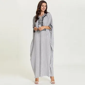 

Super Size New Style African Women Clothing Dashiki Fashion Stripe Print Cloth Dress African Dresses For Women