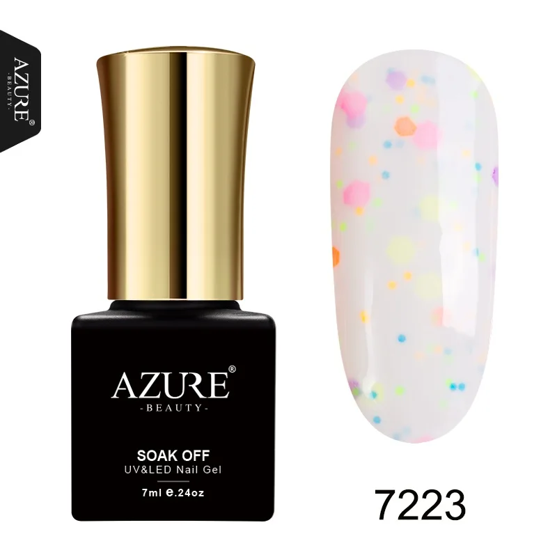Гель лак для ногтей Azure Beauty 7 мл сыра милой принцессы УФ гель замачивания