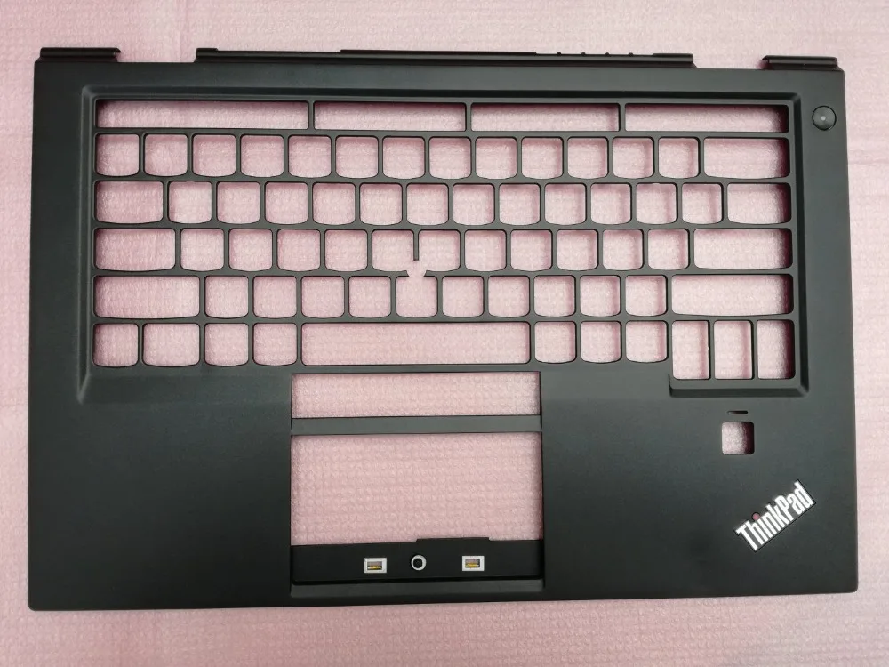 Для lenovo Thinkpad X1 углерода 4th 20FB 20FC клавиатура с наклонным упором для рук с отпечатков пальцев отверстие US версия SB30K5926