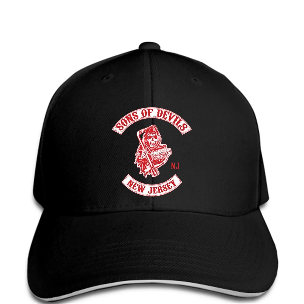 

Sons of Devils Anarchy Style New Jersey Hockeyer Baseball cap