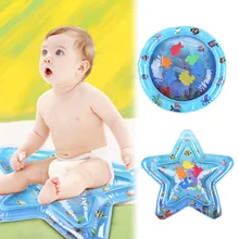 Водный игровой коврик для новорожденных детей, детские надувные утолщенные матрасы из ПВХ для занятий спортом для младенцев, детские летние водные забавные игрушки, подушка