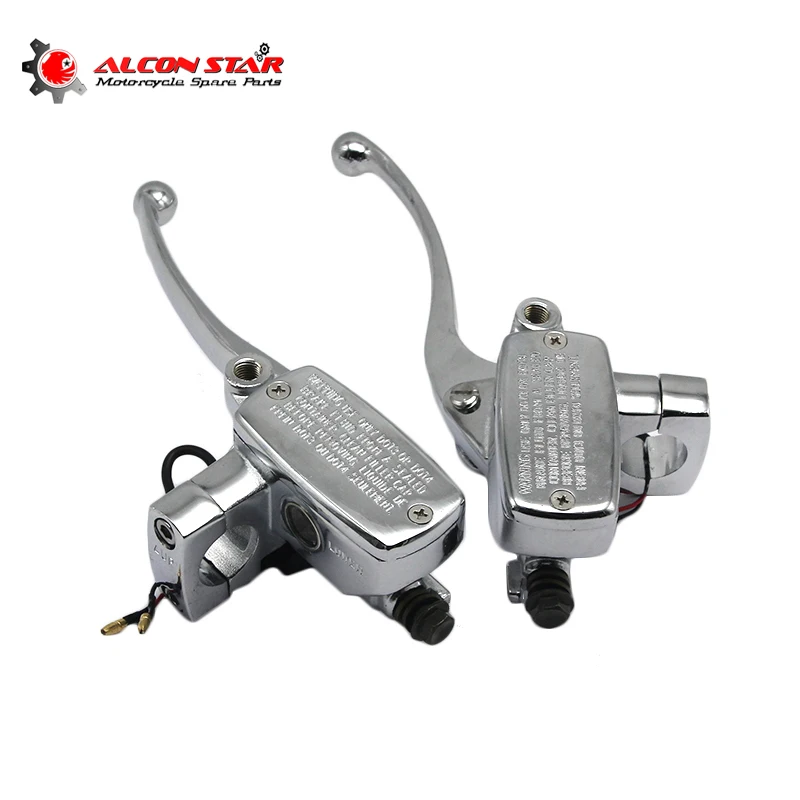 Alconstar 1 &quot25 мм мотоцикл хром главный цилиндр тормозной муфты рычаг для Honda