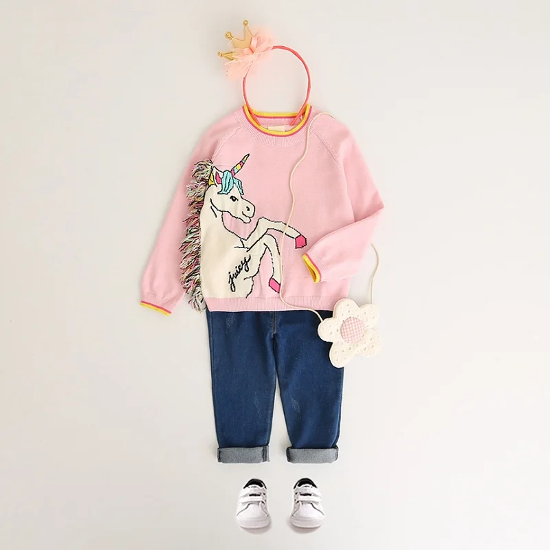 Girls-Tassel-Sweaters-Autumn-Clothing-Winter-Pullover-Horse-Sweater-Cartoon-Unicorn-Long-Sleeve-Outerwear-O-neck