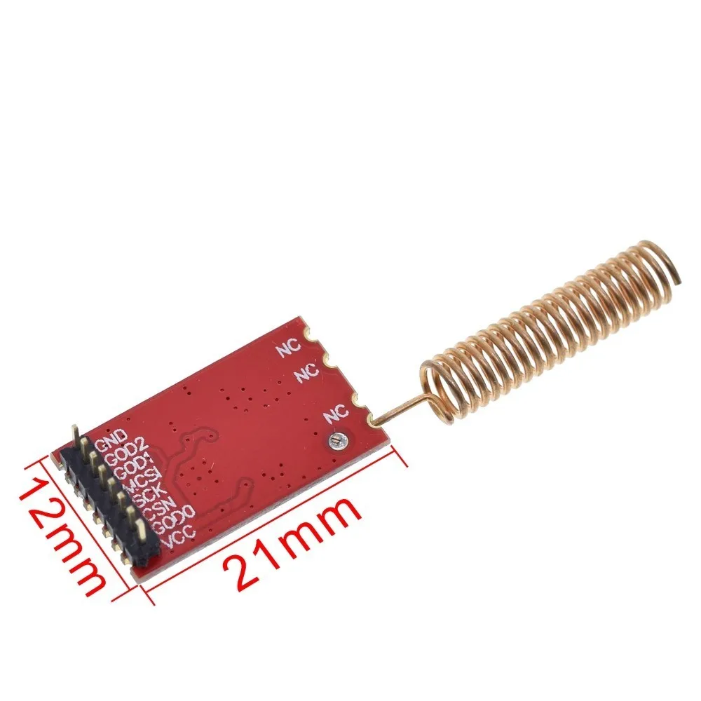 433M CC1101 10mW беспроводной модуль приемника передатчика NRF905/SX1212/SI4432|Интегральные