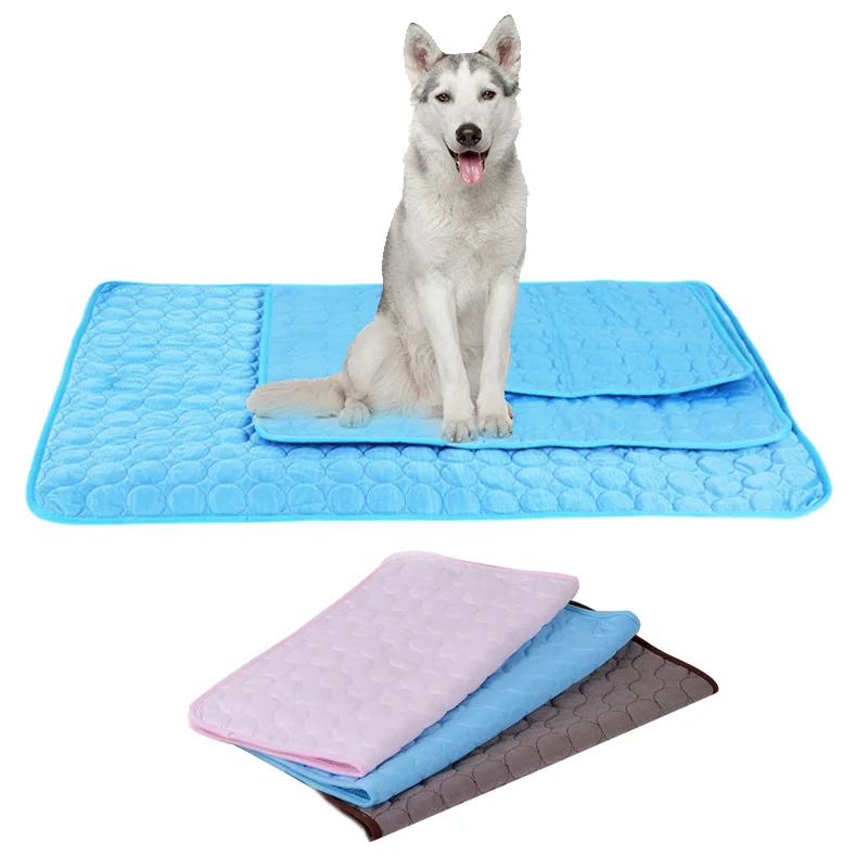 Pet Dog Bed Mat Summer Cooling Pet Nest Floor Bed Puppy Cooling Mat Cool Pad Soft And Comfortable Kennel Mattress Dog supplies