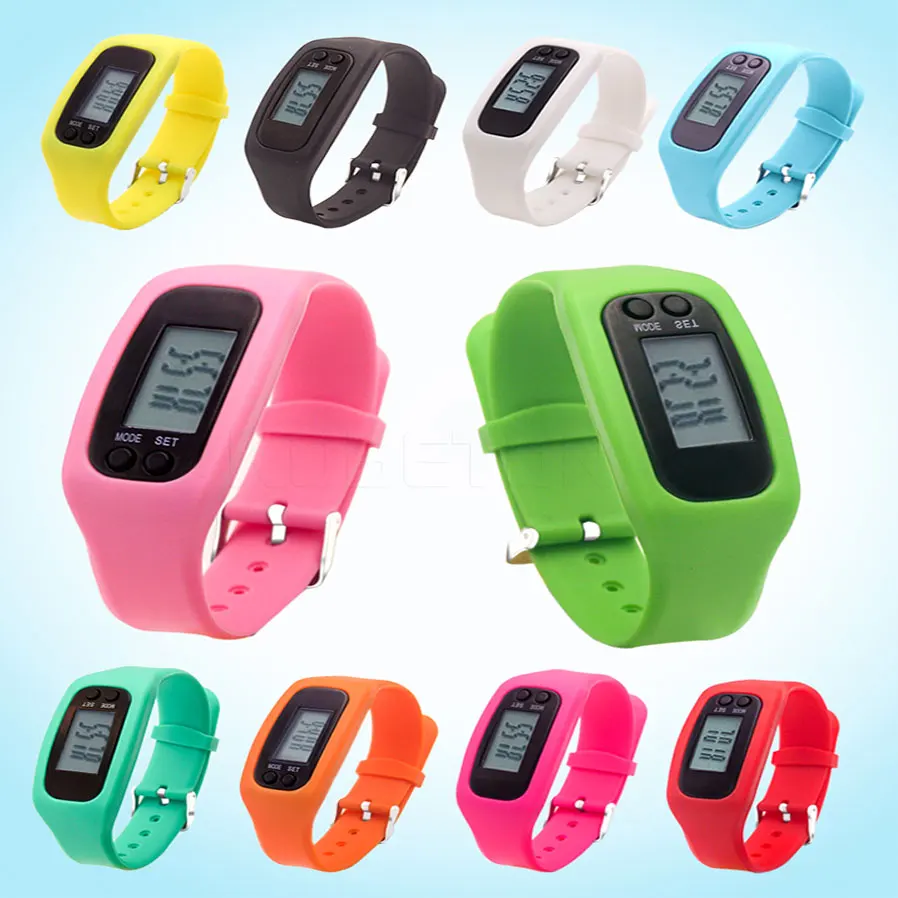 digital watch and pedometer