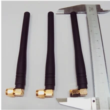 OSHINVOY 433MHz wirless monitor antenna right angle SMA male 2.5dBi UHF PCB module rubber SMA antenna