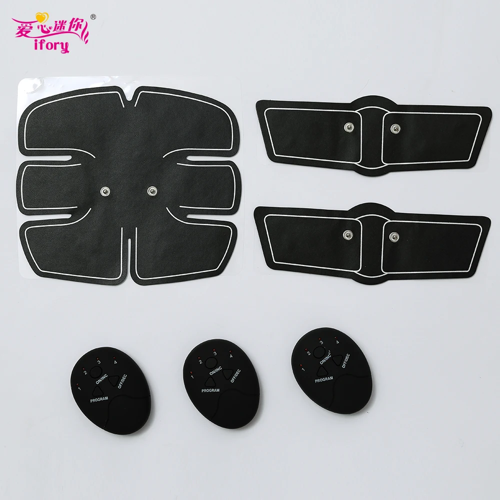 Ifory Abdominal Muscle Trainer Smart Electronic EMS Exercise Equipment Intelligent Fitness Slimming Belly Leg Arm Molding Tool