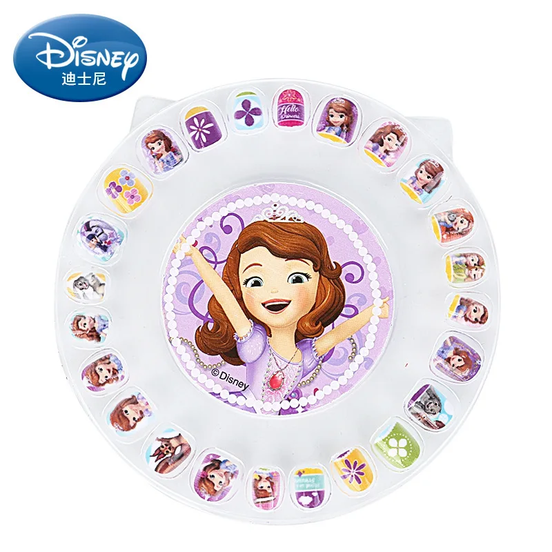 Disney Children's Dress Up Toy Cartoon Nail Sticker Frozen Sophia Princess Nail Piece Nail Art Toy Non-toxic Disney Children's Dress Up Toy Cartoon Nail Sticker Frozen Sophia Princess Nail Piece Nail Art Toy Non-toxic