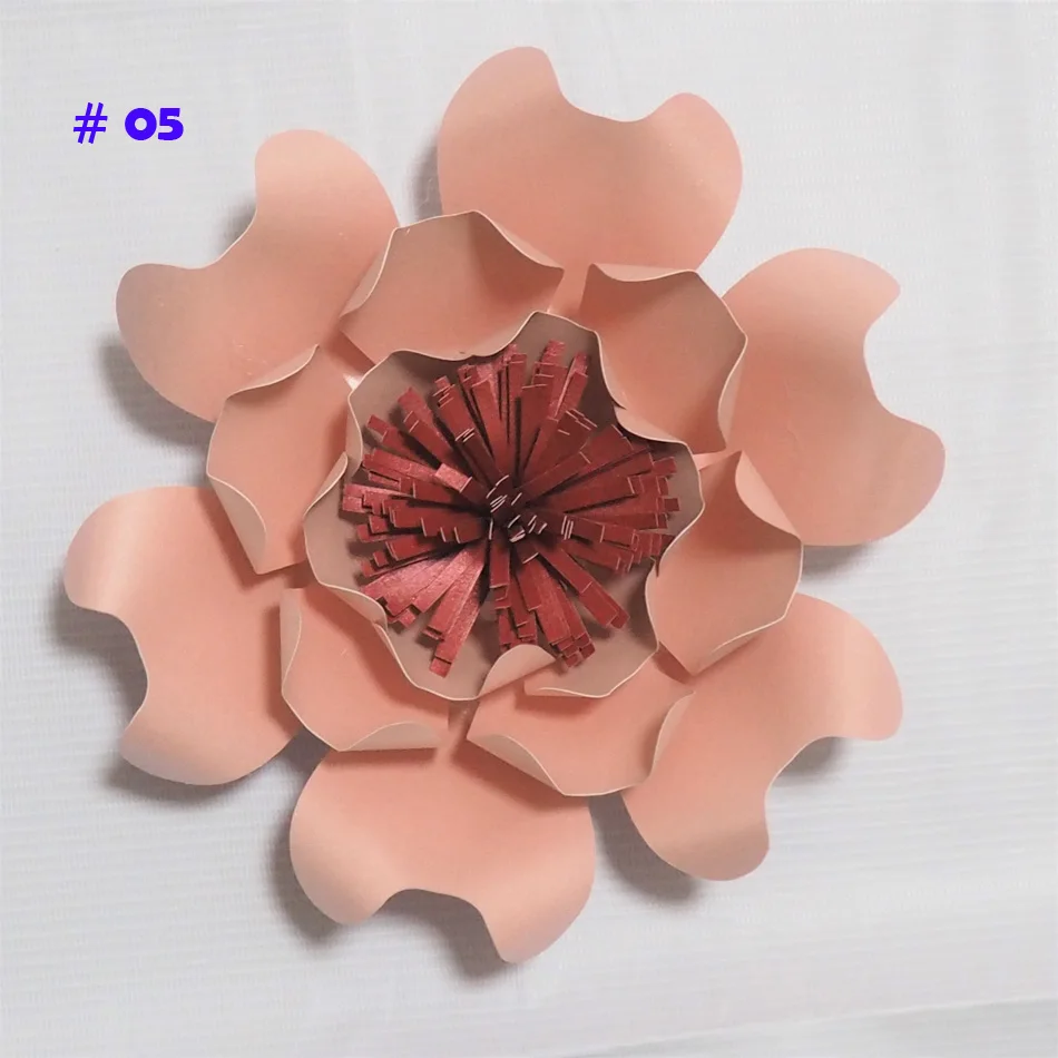 

Latest Giant Paper Flowers Artificial Rose DIY Large Paper Rose Wedding & Event Backdrop Baby Nursery Crafts Floral Wall Decor