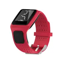 20 шт. для TomTom мульти-спортивные часы c GPS для TomTom Runner 1 наручные спортивные фитнес-браслет ремешок Мягкая силиконовая Замена