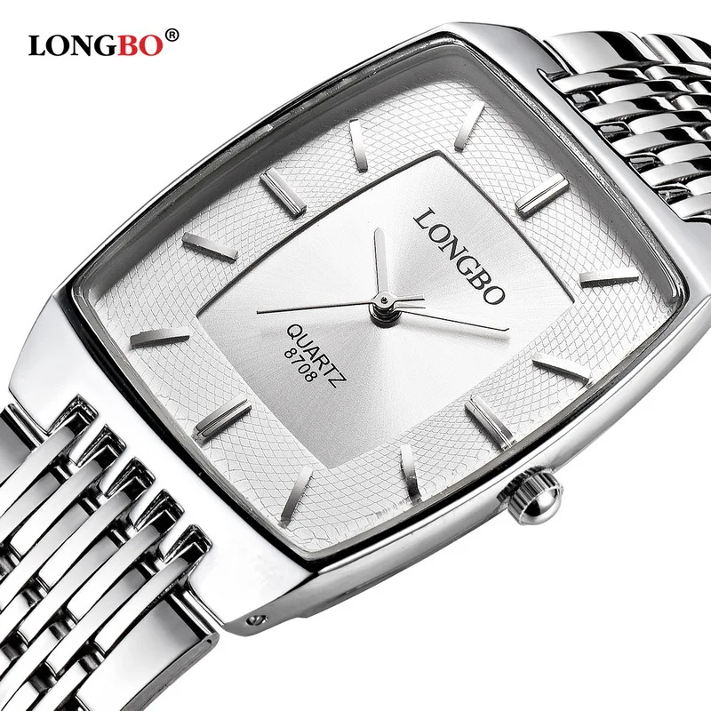 LONGBO Reloj Mujer женские мужские дизайнерские часы роскошные деловые кварцевые