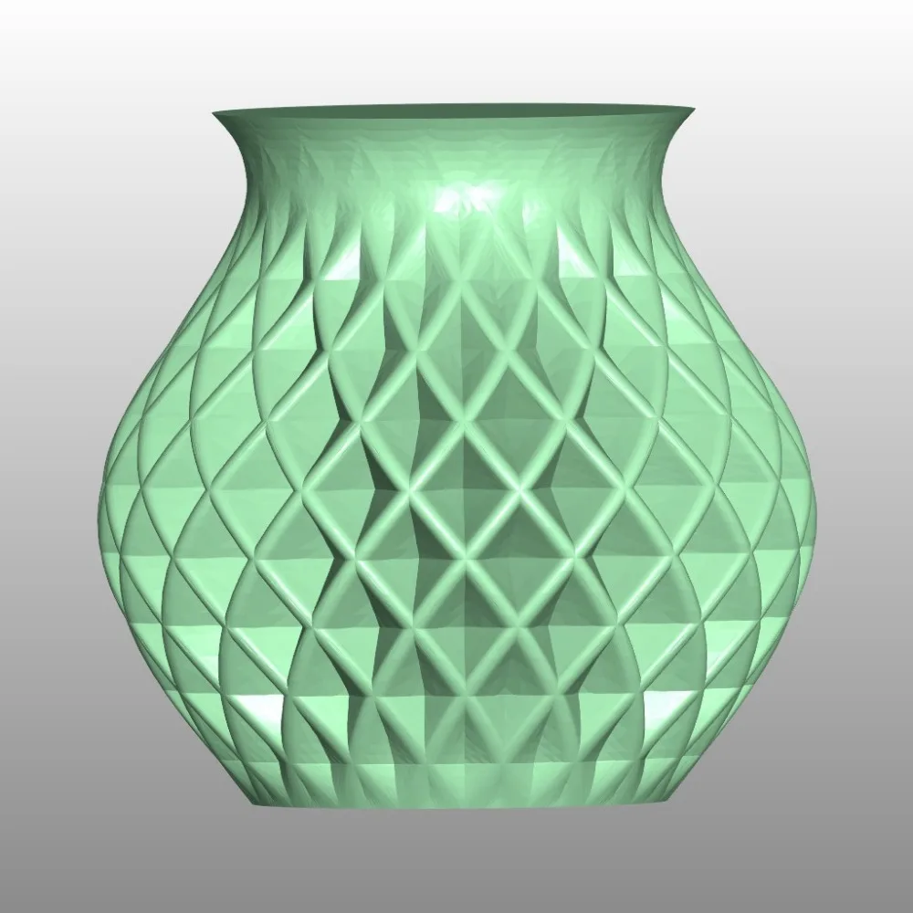 

STL format file for cnc router machine engraving relief spiral vase