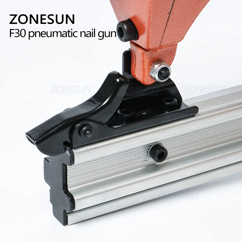 ZONESUN F30 плотничный пневматический пистолет для ногтей деревообработки прямые