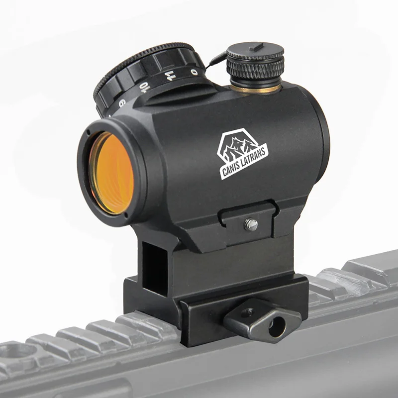 

Canis Latrans Tactical airsoft accessories optics 1x20mm HD reflex sight with 20mm weaver mount Reticle : 3MOA red dot GZ2-0069