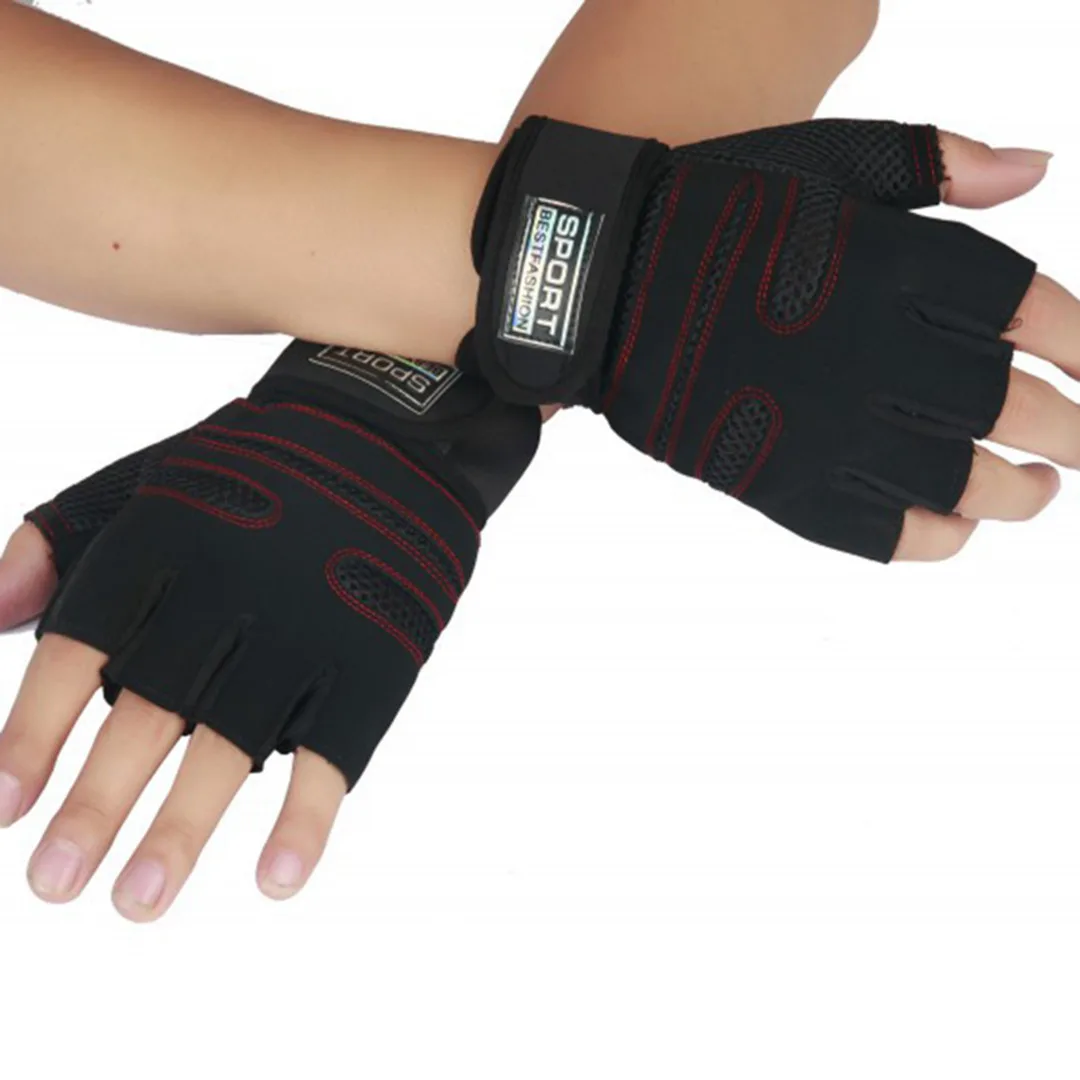 Новинка, 1 пара нескользящих походных альпинистских перчаток с полупальцами, спортивные тренировочные перчатки для тяжелой атлетики, тренажерного зала, бодибилдинга, наручные перчатки для улицы