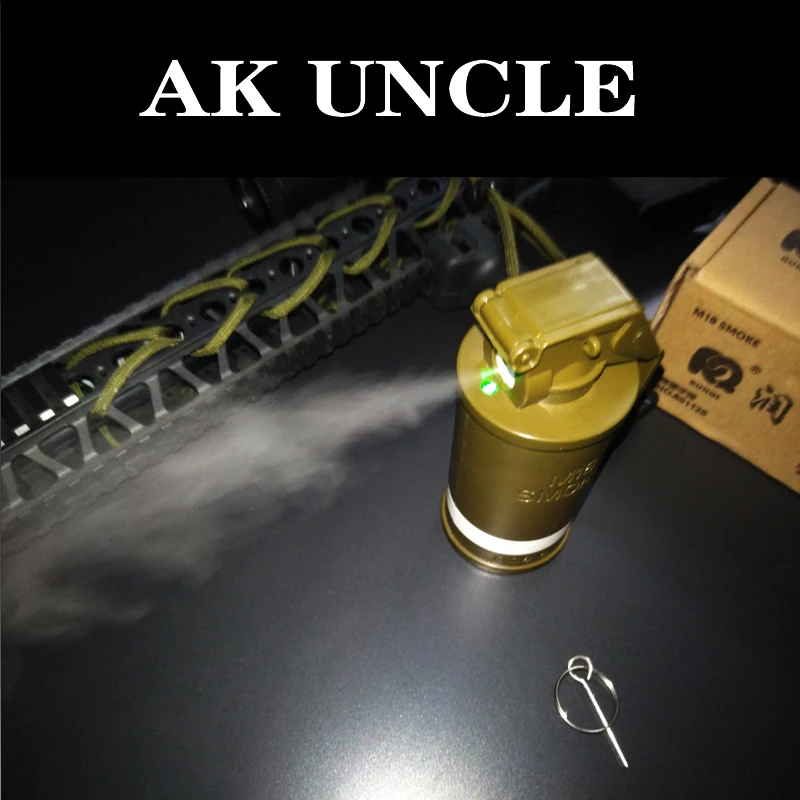 AK UNCLE Child RUNQI M81 дымовая бомба гелевая струйная обработка аксессуары для игрушечного пистолета звук и светильник игрушки увлажнитель воздуха