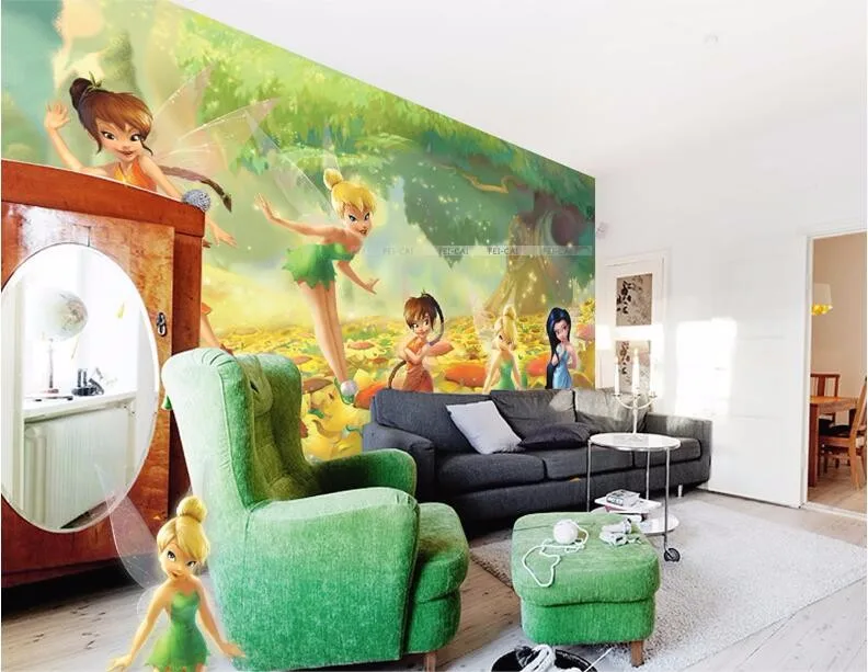

beibehang Children's room bedroom living room sofa wallpaper for walls 3 d wonderful fairy papel de parede 3d photo wall paper